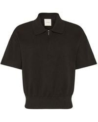 Calvin Klein - Pull À Col Zippé Et Manches Courtes - Lyst