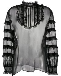 Valentino Garavani - Bluse Mit Sheer-Effekt - Lyst