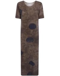 Uma Wang - Polka-Dot Print Maxi Dress - Lyst