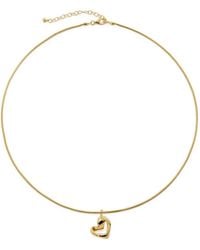 Monica Vinader - Heart Pendant Necklace - Lyst