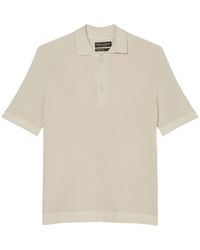 Marc O' Polo - Ribbed Short-Sleeve Polo Shirt - Lyst