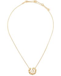 Panconesi - Serpent Medallion Chain Necklace - Lyst