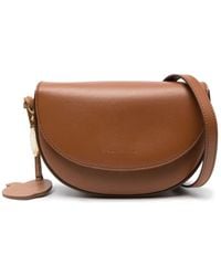 Stella McCartney - Frayme Flap-Detail Shoulder Bag - Lyst
