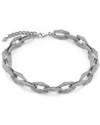Jimmy Choo - Collar Diamond Chain con cristales - Lyst