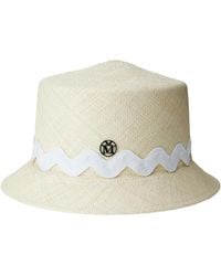 Maison Michel - Arsene Straw Bucket Hat - Lyst