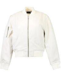 SPRWMN - Zip-Up Bomber Jacket - Lyst