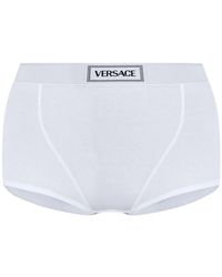 Versace - Slip Mit Logo-Bund - Lyst