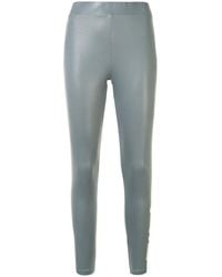 Fila - Logo-Print High-Shine Leggings - Lyst