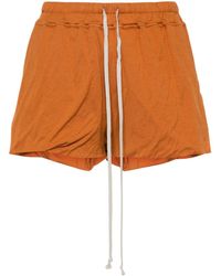 Rick Owens - Side-slits Jersey Shorts - Lyst