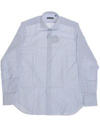 Corneliani - Striped Long-Sleeve Shirt - Lyst