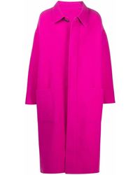 Ami Paris - Oversized Wool Coat - Lyst
