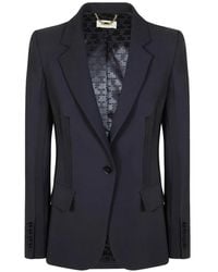 Elisabetta Franchi - Polyester Blazer - Lyst