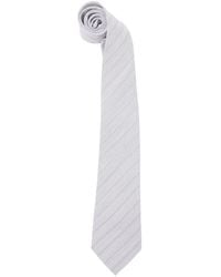 Saint Laurent - Striped Tie - Lyst
