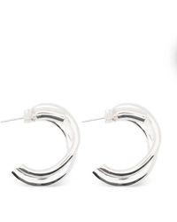 Completedworks - Twisted Hoop Earrings - Lyst