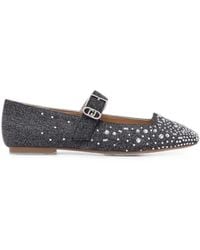 Liu Jo - Crystal-Embellished Brigitte 11 Ballet Flats - Lyst