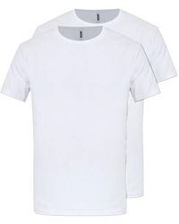Moschino - Crew-Neck Cotton T-Shirt (Pack Of Two) - Lyst