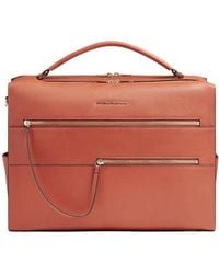 Piquadro - Laptoptasche Aus Gekörntem Leder - Lyst