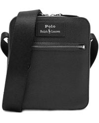 Polo Ralph Lauren - Pebble -Eather Messenger Bag - Lyst