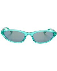 Balenciaga - Wraparound-Frame Sunglasses - Lyst