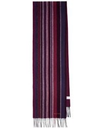 Paul Smith - Striped Fringed Wool Scarf - Lyst