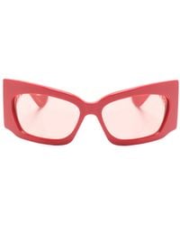 Gucci - Interlocking G Rectangle-Frame Sunglasses - Lyst