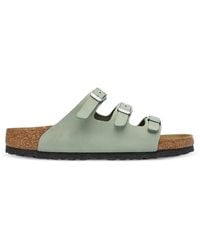 Birkenstock - Florida Pure Sage, Nubuck Leather - Lyst