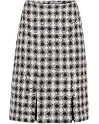 Nina Ricci - Wool Slited Mini Skirt - Lyst