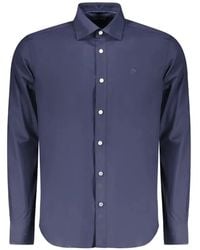 North Sails - Logo-Embroidered Long-Sleeve Shirt - Lyst