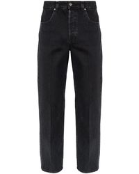 Lanvin - Logo-embossed Jeans - Lyst