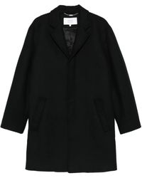 Maison Kitsuné - Mantel mit eingefassten Taschen - Lyst