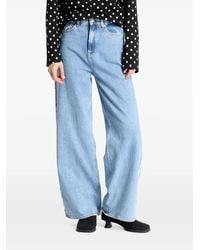 Tommy Hilfiger - Claire High Waist Jeans Met Wijde Pijpen - Lyst