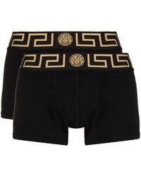 Versace - Greca Border Boxer Briefs (Pack Of Two) - Lyst