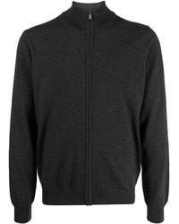 Corneliani - Zip-Up Mock-Neck Cardigan - Lyst