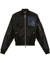 DSquared² - Chaqueta bómber con logo estampado - Lyst