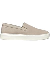 Geox - Deiven Suede Slip-On Trainers - Lyst