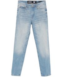 John Richmond - Logo-Patch Skinny Jeans - Lyst