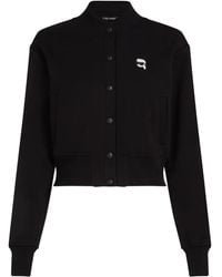 Karl Lagerfeld - Ikon Bomber Jacket - Lyst