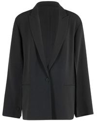 Alberta Ferretti - Blazer Boutonné - Lyst