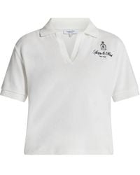 Sporty & Rich - Polotop Met Geborduurd Logo - Lyst