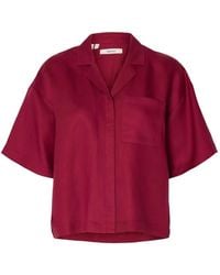 SELECTED - Short-Sleeved Shirt - Lyst