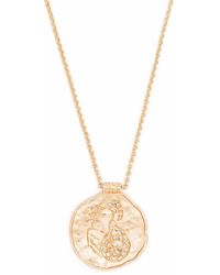Maje - Astro Zodiac Medal Capricorn ネックレス - Lyst