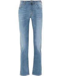 Incotex - Contrast-stitching Slim Cut Jeans - Lyst