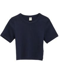 Flore Flore - Top Corto Car Girocollo - Lyst