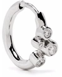 Maria Black - 14Kt Elena Diamond Huggie Earring - Lyst