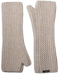 Moorer - Gestrickte Fingerlose Zulema Handschuhe - Lyst