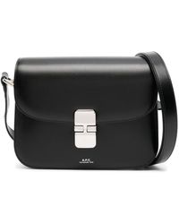 A.P.C. - Small Grace Leather Bag - Lyst