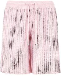 VENUJA - Crystal-Embellished Shorts - Lyst