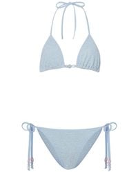 Hunza G - Gina Beaded Bikini - Lyst