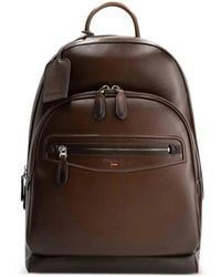 Santoni - Sac À Dos En Cuir - Lyst