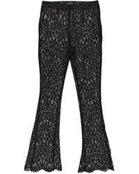 CALLIPYGIAN - Laced Flared Trousers - Lyst